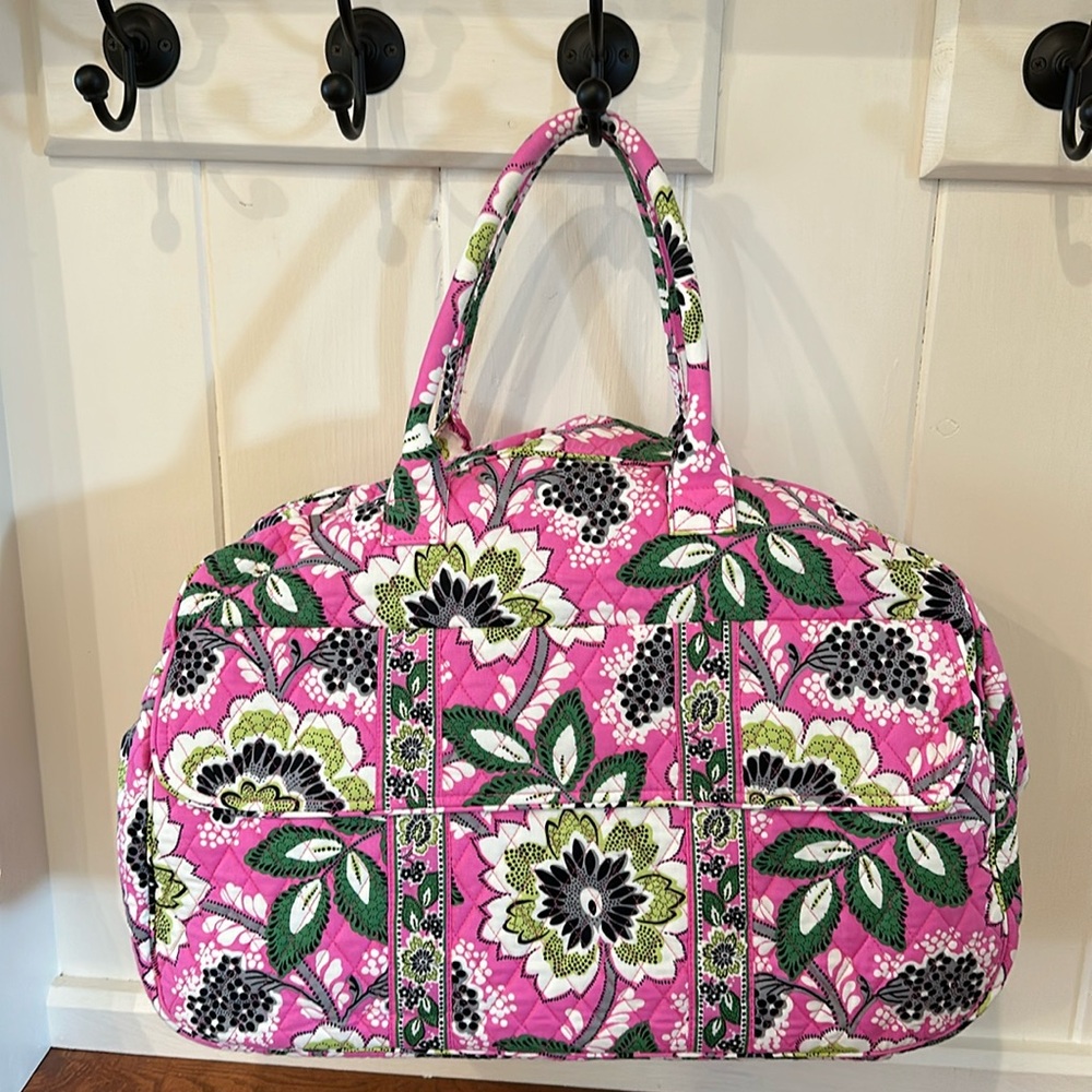 Vera Bradley Priscilla Pink Large Weekender Bag